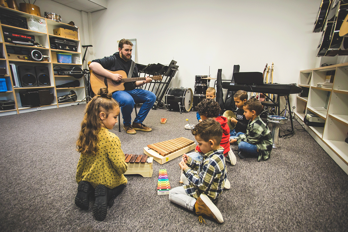 Muziekles voor de onderbouw op pabo Thomas More Hogeschool